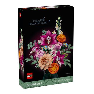 LEGO Botanical Pretty Pink Flower Bouquet 10342