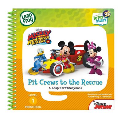 LeapFrog LeapStart Mickey And The Roadster Racers Book