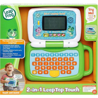 LeapFrog 2 In 1 LeapTop Touch Green