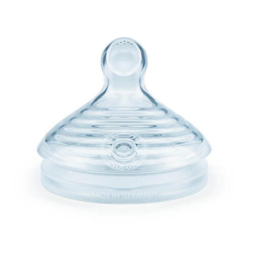 Nuk Nature Sense Silicone Teat 0-6 Months (Size M/6 Holes)