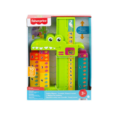 Fisher-Price Adding Alligator Educational Toy With 10 Stacking Blocks