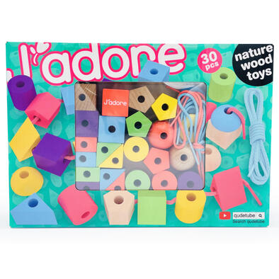 J'adore Wooden Lace Beads