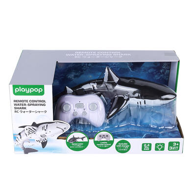 playpop Remote Control Water-Spraying Shark