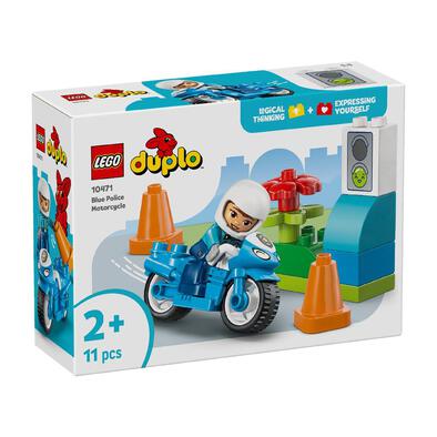 LEGO DUPLO Town Blue Police Motorcycle