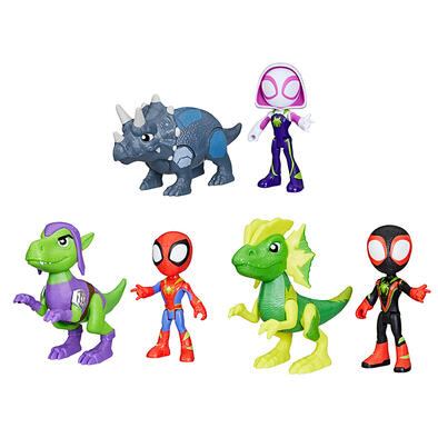 Marvel Spidey and His Amazing Friends Dino-Webs Hero and Dino - Assorted