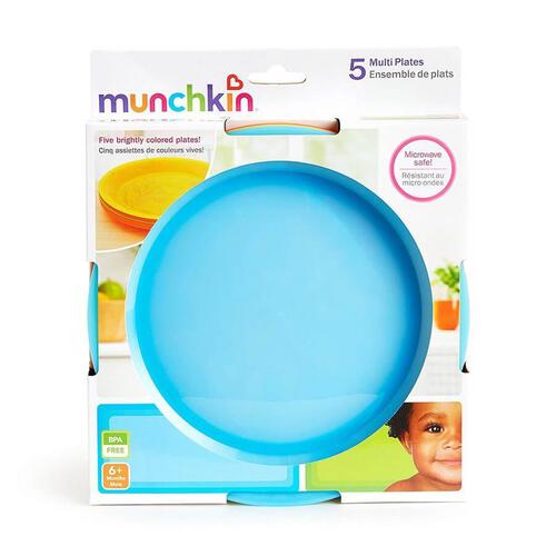 Munchkin 5 Pack Multi Plates - Assorted