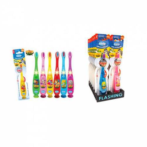 B Brite Brush Right Wave Flashing Toothbrush:Wild Bunch