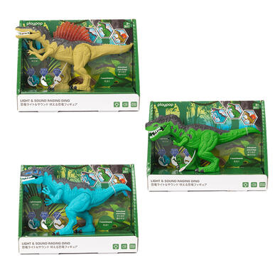 playpop Dinosaur Light & Sound Raging Dino - Assorted