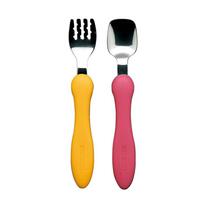 Edison Mama Fork and Spoon Mini (Orange Cherry)