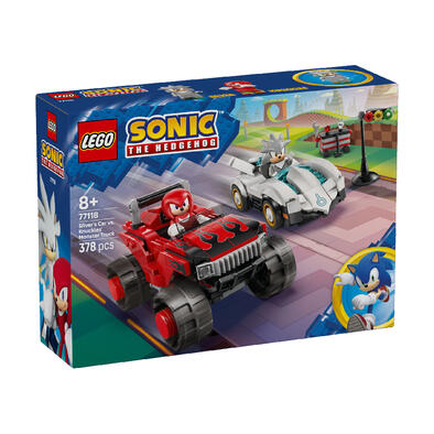 LEGO Sonic the Hedgehog Silver&rsquo;s Car vs. Knuckles&rsquo; Monster Truck 77118