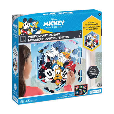 Make It Real Disney: Window Art Mosaic - Mickey & Friends